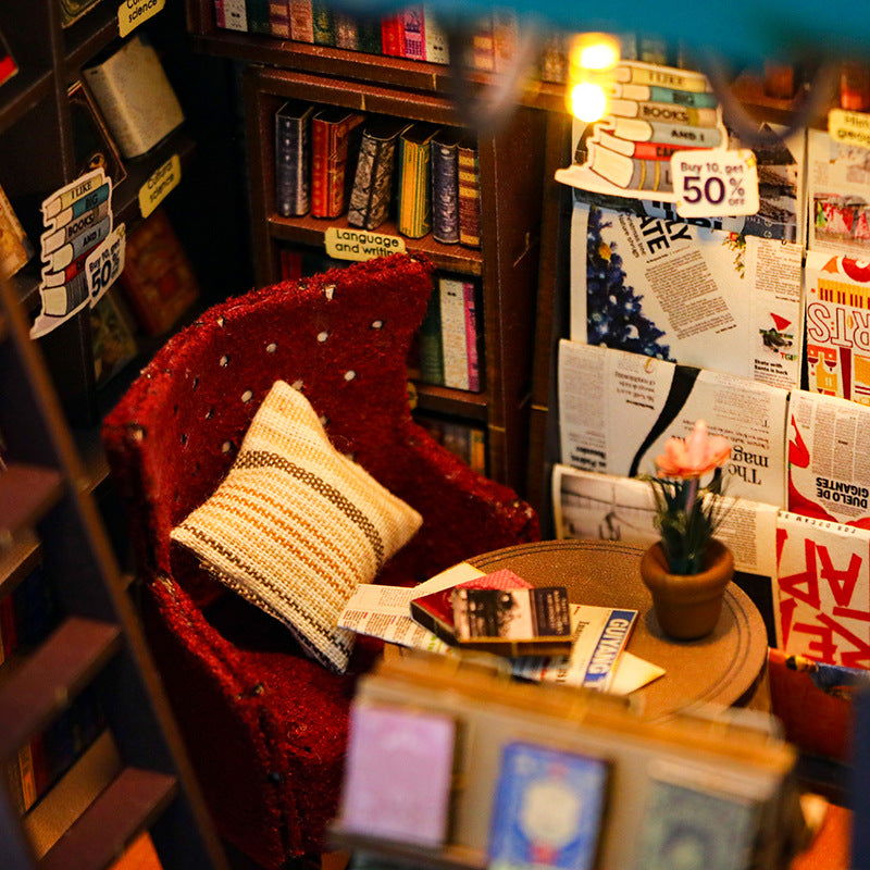 Dollhouse Library Bookshelf